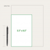 Notepad Printed Size